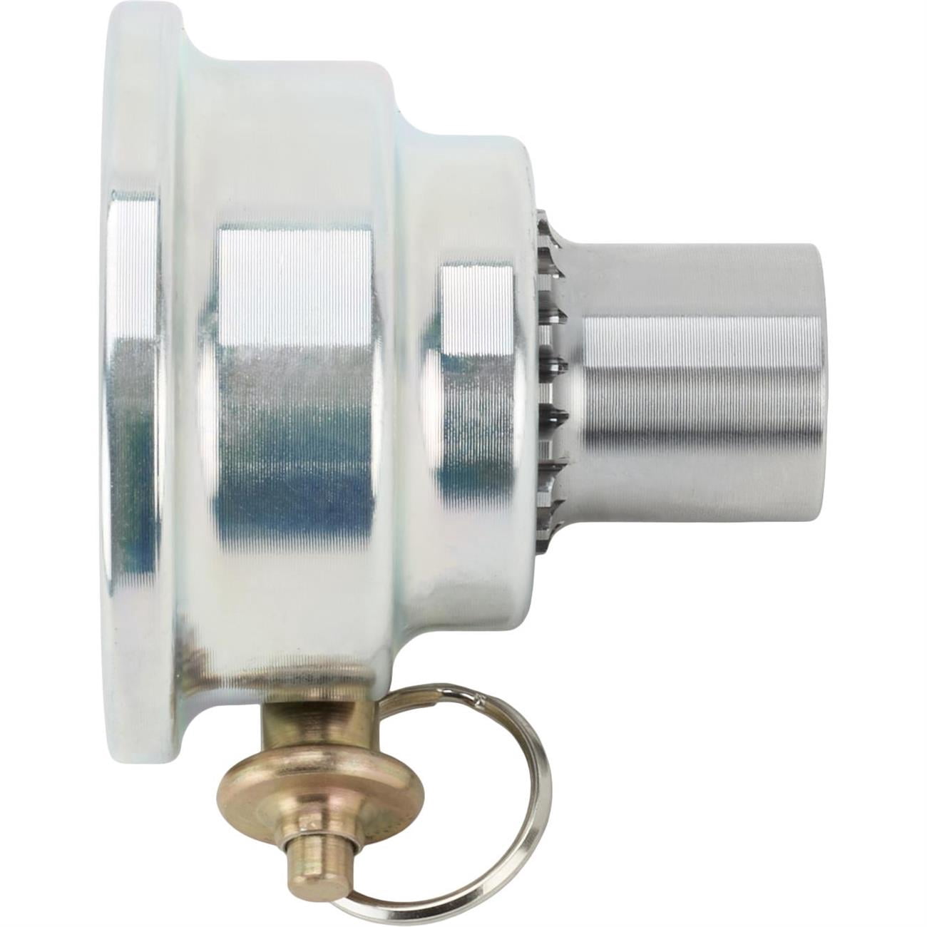 Pin-Style Quick Release Steel Steering Wheel Hub, 3/4 Inch Steel Shaft