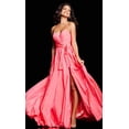 thumbnail image 3 of Women's Jovani 38382 V Neck Taffeta Prom 2026 Gown Dress Coral Pink Size 10, 3 of 3