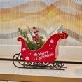 thumbnail image 5 of Metal Sleigh Christmas Santa Sleigh Basket Table Christmas Decor Baskets For Gifts Empty Decor For Holiday Table, 5 of 5