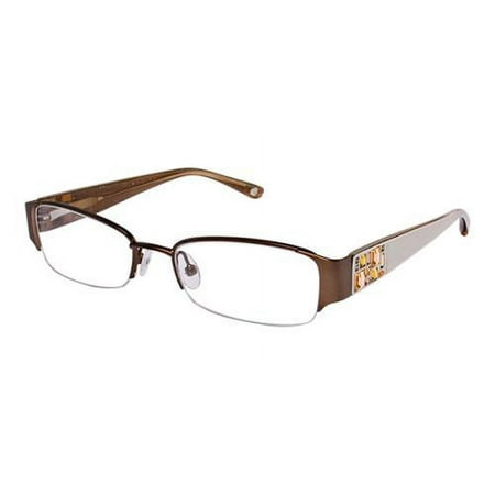 BEBE Eyeglasses BB5015 003 Smoked Topaz 51MM