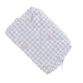 thumbnail image 4 of Unique Bargains 1 Pc Plaid Bow Makeup Bag for Travel Vacation Polyester Purple, 4 of 5