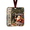 thumbnail image 2 of Yardvibe Christmas Cash Gift Ornament, 3.94" Acrylic Christmas Money Holder, Santa Funny Hanging Xmas Tree Decoration, Cash Money Gift for Graduation Stocking Stuffer Gifting, 2 of 9