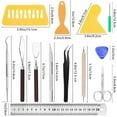 thumbnail image 2 of EASTIN 22Pcs Craft Vinyl Weeding Tools Set Basic Vinyl Tool for Cricut Lettering Kits, 2 of 8