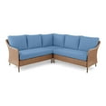 thumbnail image 5 of Mainstays Chelsea Outdoor Patio 4-Pieces Sectional Dining Set, Blue, 5 of 11