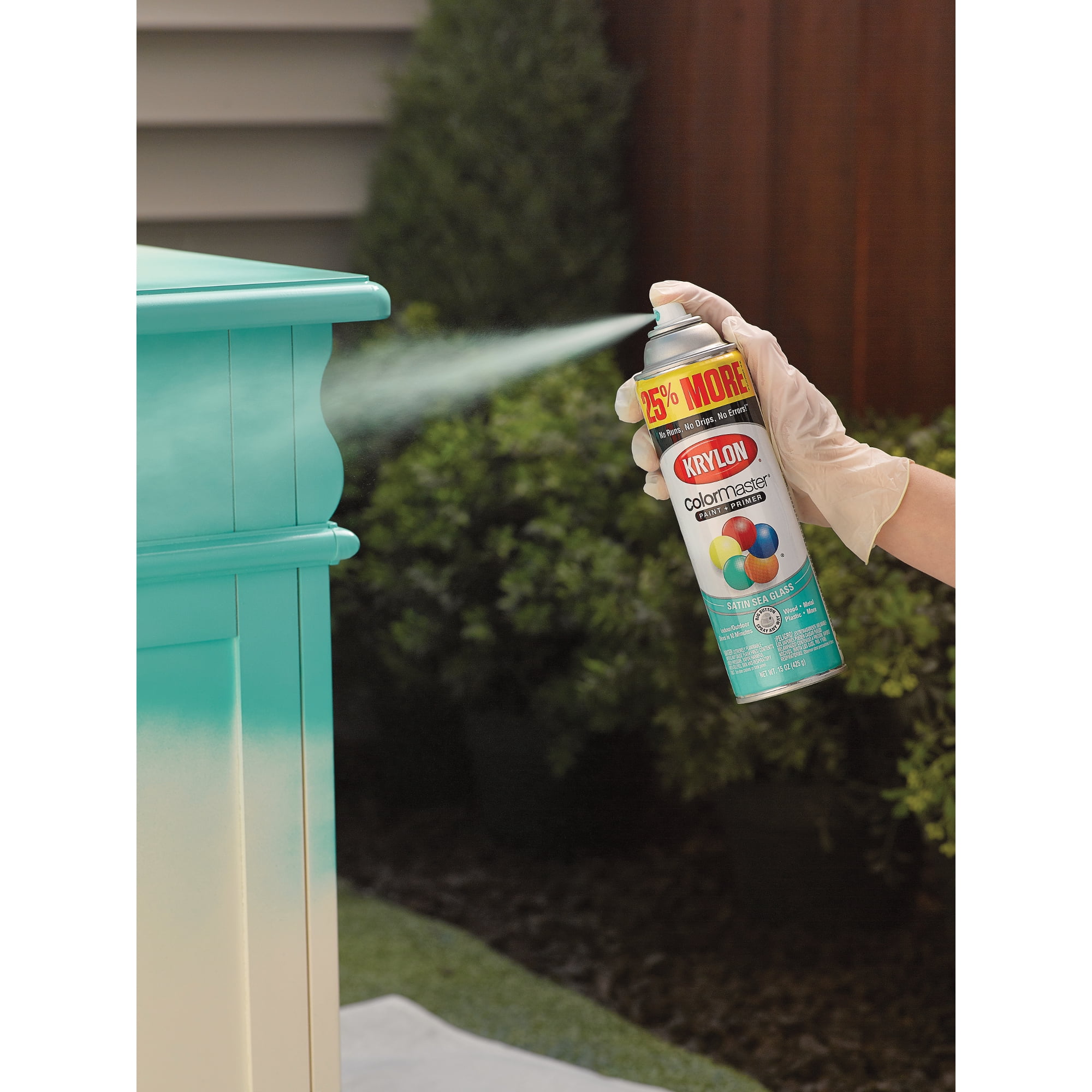 Krylon ColorMaster Paint + Primer Bonus, Metallic Gold, 15 oz.