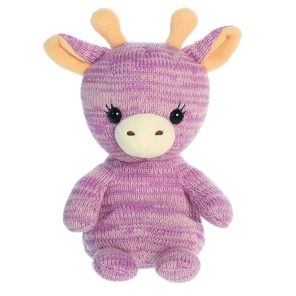 Aurora - Medium Purple Cozyroos - 10" Giraffe - Snuggly Stuffed Animal