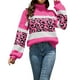 thumbnail image 1 of Gibobby Casual Suéter para Mujer, suéter de cuello alto, punto de ganchillo, camisa básica de otoño e invierno 2023 Y2K(Rosa caliente,CH), 1 of 5