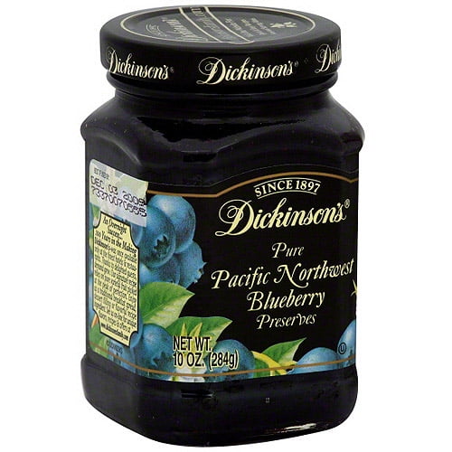 Dickinson's Pacific Northwest Blueberry Preserves, 10 oz (Pack of 6) by Generic