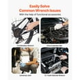 thumbnail image 5 of KFFKFF Comprehensive Mechanics Tool and Socket Set, 450 Pieces, Includes 1/4, 3/8, and 1/2 Inch Drive Deep and Standard Sockets, SAE and Metric Tools with Bits, Wrenches, Accessories, 5 of 9