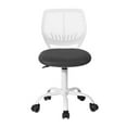 thumbnail image 3 of Pemberly Row Swivel Teen Plastic and Mesh Task Chair in Gray, 3 of 7