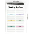 thumbnail image 2 of Inkdotpot Simple Spiral-Bound To-Do List Planner with Tear-Off Sheets, 6 x 9 inches, 50 Sheets, 2 of 5
