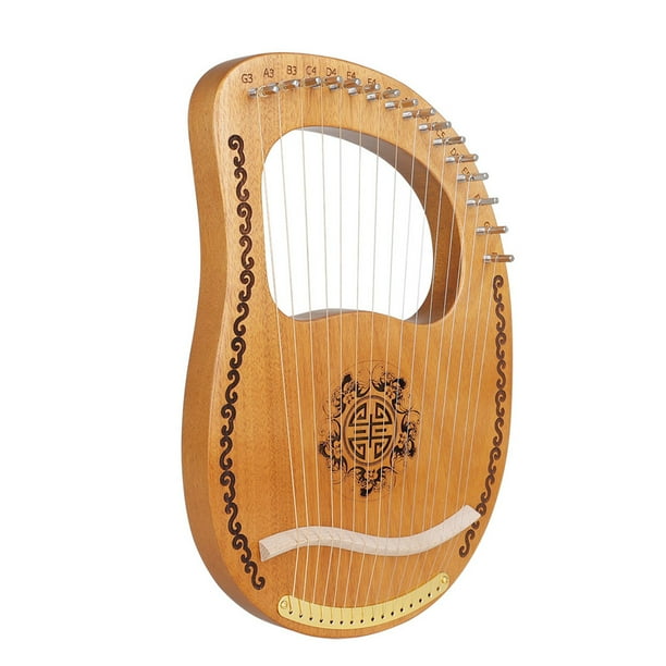 Wooden Harp 16 String Harp 16 Tone Portable Lyre Percussion