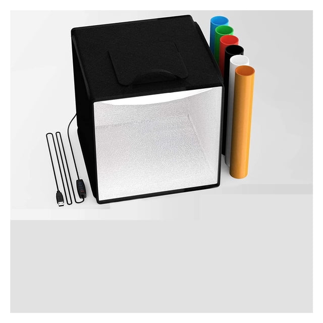 12" 30cm Folding Lightbox Portable Photography LED Photo Studio Shooting Tent Softbox ,Easy to Use