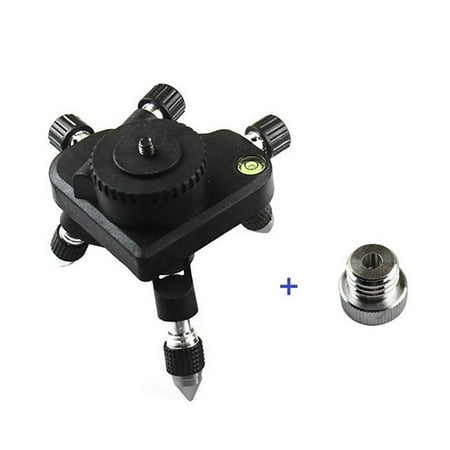 

Cogfs Level Base Adjustable Rotation Meter Tripod Bracket 1/4\ interface with Adapter