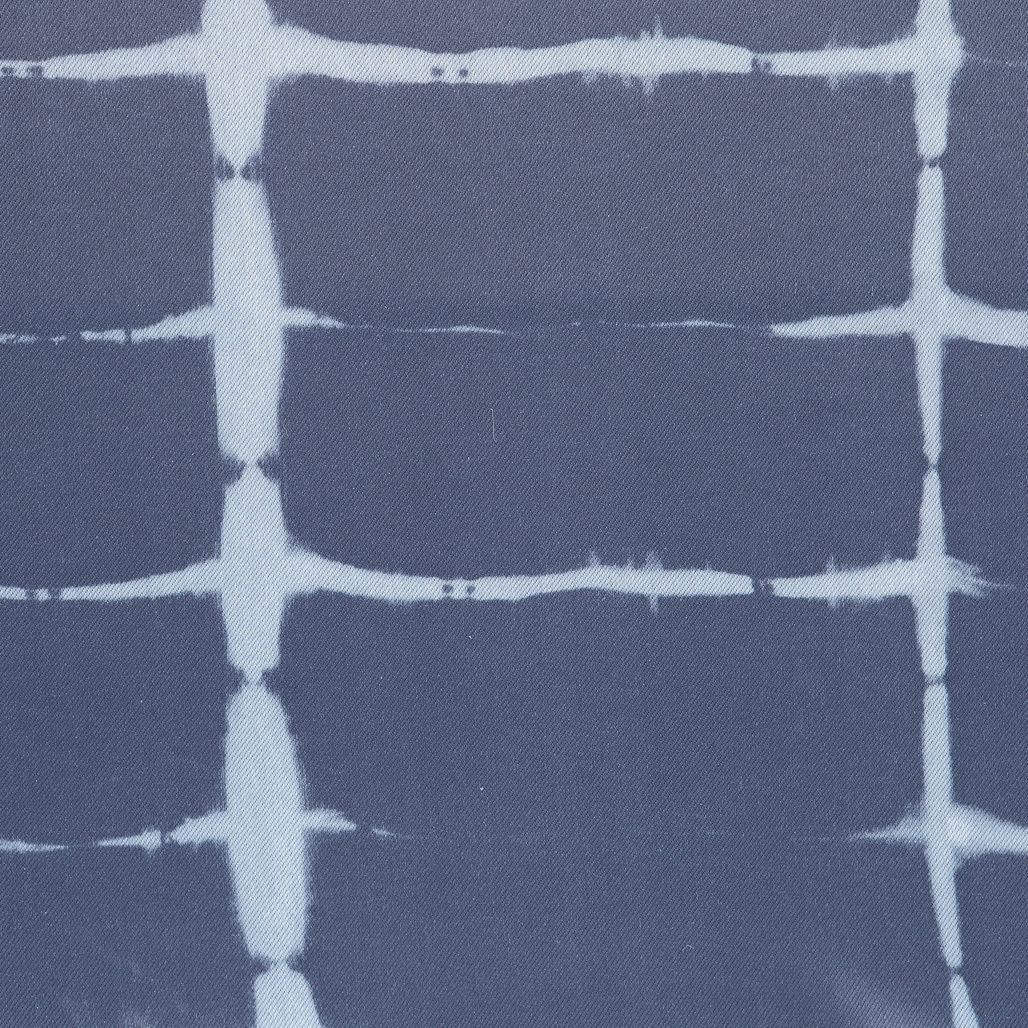 Sun Zero Saki Shibori Print Blackout Grommet Curtain Panel, 40"X95", Navy