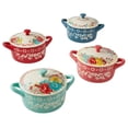 thumbnail image 1 of Mini Casseroles avec Couvercles (Fancy Flourish Mini Casserole, Lot de 4), 1 of 5