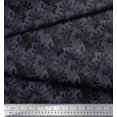 thumbnail image 2 of Soimoi Poly Georgette Fabric Chestnut Leaves Decor Fabric Printed Yard 52 Inch Wide, 2 of 3