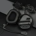 thumbnail image 3 of Casque Écouteurs Protection d'Oreille Robuste Cache-Oreilles de Chasse avec Microphone Détachable Noir, 3 of 8