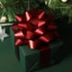 thumbnail image 5 of Juego de 2 Cajas de Regalo con Cinta Decorativa y Flores | Adornos de Lazo de Pvc Mate En Forma de Estrella de 12 Cm de Diámetro | Accesorios Festivos En Rojo y Dorado para Navidad, Año Nuevo y Cumpl, 5 of 6
