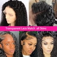 thumbnail image 5 of HAOFAN Water Wave Lace Front Wigs Human Hair Pre Plucked 13x6 HD Transparent 180% Density Brazilian Wet and Wavy Lace Front Wigs Human Hair Wigs for Black Women with Baby Hair (24 Inch), 5 of 8
