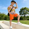 thumbnail image 5 of Dailycode Small Short Sleeve Button Down Shirts Hand Drawn Leopard Casual Shirt 3-10 Years, 5 of 9