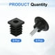 thumbnail image 3 of Uxcell 8 juegos de pies niveladores, M6x19x19mm Plástico Ajustable para Muebles, Inserto Rosqueado Cuadrado para Niveladores de Muebles de Mesa y Silla, Negro, 3 of 7