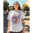 thumbnail image 3 of Women's Graphic T-Shirt White S Women's Tops Birthday Queen Pink Balloon Crew Neck Short Sleeve Shirts for Women, 3 of 3