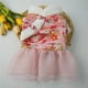 thumbnail image 3 of Ropa de perro vestidos de cachorro traje tang traje chino año nuevo estilo invierno calidez múltiples patrones elegantes perros traje para bichon l flor rosa seitruly PT000711-11, 3 of 7