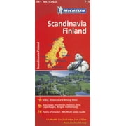 Michelin Scandinavia Finland Map 711 - Folded Map