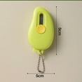 thumbnail image 3 of Couteau Éplucheur Rétractable en Acier Inoxydable - Mini Éplucheur Portable pour Fruits et Légumes pour Camping, Voyage, Cuisine - Design Compact 3,5 Pouces, Chevrons, YISHFHP, Vert, 3 of 6