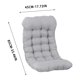 thumbnail image 3 of Cojín para silla con respaldo | Cojín integrado para asiento y soporte lumbar para una postura correcta | Cojín ergonómico para silla de oficina, hogar, comedor o coche | Cómodo cojín antideslizante, 3 of 7
