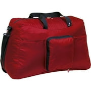 Protege 32" Large Expandable Duffel Bag, Red/Black