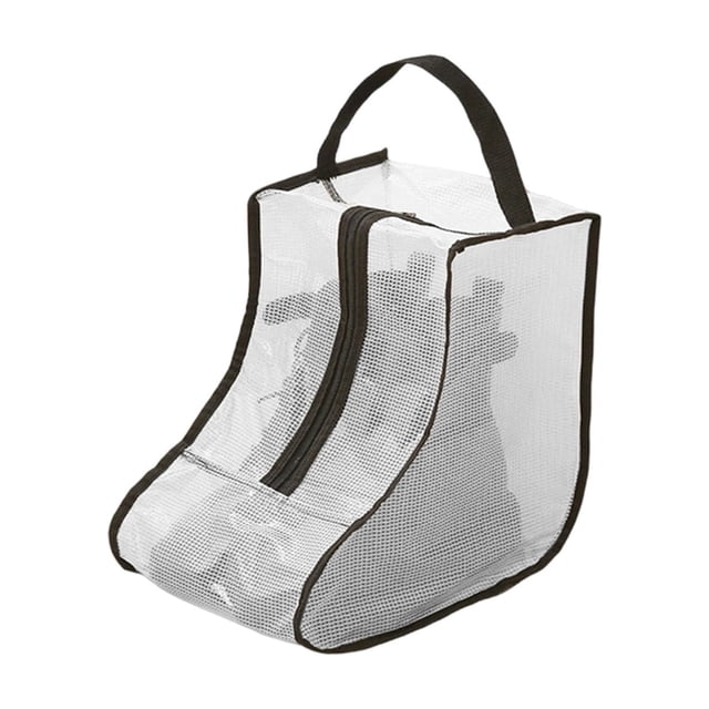 Totes for Storage,Transparent Ankle Boot Dust Bag with Black Gray Trim, Travel Portable Waterproof Storage