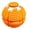 Orange, variant on Rotating Fidget Ball – Multi-Functional Press & Spin Stress Relief Toy, Textured Massage Bumps, ABS Plastic for Kids Adults