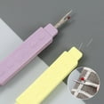 thumbnail image 4 of Plastic Handle Steel Seam Rippers Sewing Tools Random Color 110x13mm, 4 of 5