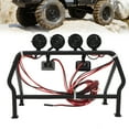 thumbnail image 3 of Jaula Antivuelco Para Remolque 1/10 RC, Jaula Antivuelco Para Coche RC, Jaula Antivuelco De Metal Con 6 Luces LED Aptas Para Coche RC Axial SCX10 1/10, 3 of 7