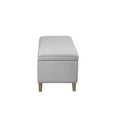 thumbnail image 5 of MARTHA STEWART Rectangular Storage Bench with Light Grey Finish MT105-0156, 5 of 5