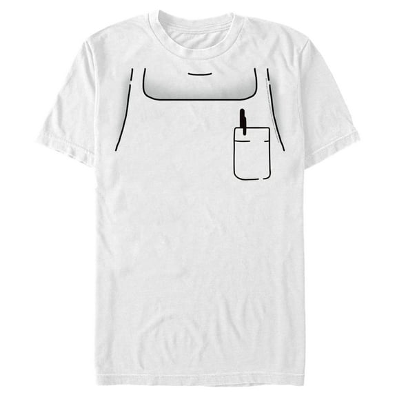 Men's Bob's Burgers Apron Costume Graphic Tee White X Large