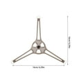 thumbnail image 4 of Miangastore Microwave Oven Turntable Ring for Glass Plate Tray Support Microwave Turnpiece Holder Replacement Over Turntable Tripod Ring, 4 of 8