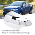 thumbnail image 3 of Chrome Stylish Exterior Rear View Mirror Housing Mirror Cover for Ranger 2012-2022  Upgrade, 3 of 7