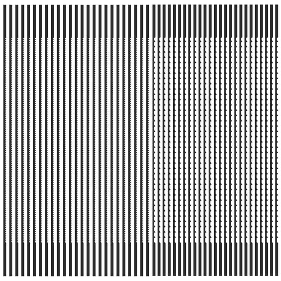 5 Inch Plain End Scroll Saw Blade Set, Pinless High Carbon Steel Plain End Scroll Saw Blade Set, 50 Pack ( 28TPI, 10TPI )