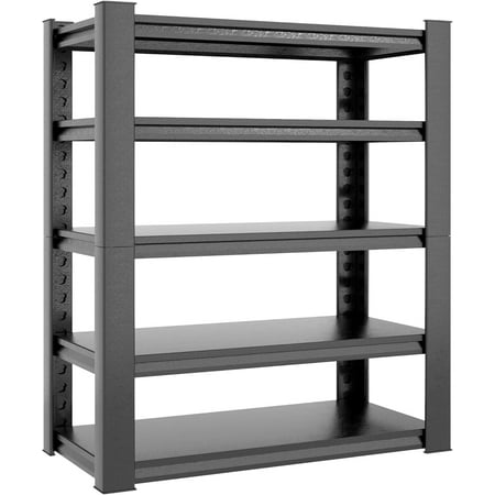 

KHHOOMLIFE 78 H Garage Shelving 3000LBS Heavy Duty Storage Shelves Adjustable 5 Tier Metal Shelves for Storage Rack Industrial Utility Shelf Basement Pantry Warehouse 18 D*47.