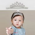 thumbnail image 3 of Joernso Fashion Baby Girls Princess Crown Elastic Cloth Headband Hair Band Photo Prop, 3 of 4