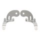 thumbnail image 1 of Lot de 2 supports de montage pour projecteur gauche/droite, en acier inoxydable chromé, pour Mini R50, R52, R53, 1 of 4