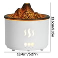 thumbnail image 2 of Volcano Aromatherapy Machine Spit Circle Essential Oil Aromatherapy Machine Crack Simulation Home Aromatherapy Machine Desktop Humidifier 400ml Desk Supplies On Top Of Desks, 2 of 7