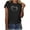 Black-D, variant on Womens Short Sleeve Crewneck Top Basic Casual Tee Soft Comfortable Solid Color Relaxed Fit Breathable Everyday Summer Essential Wear Pink