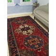thumbnail image 2 of Vintage Charles Red/Navy Rug, 5'2" x 9'10", 2 of 8