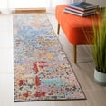 thumbnail image 2 of SAFAVIEH Provance Roseann Abstract Area Rug, Yellow/Red, 6'7" x 6'7" Round, 2 of 9