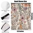 thumbnail image 2 of Funda para libros NGZS Floral Wildflower para libros de tapa blanda, 2 of 6