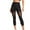 Black, variant on YDOJG Yoga Pants Women Mesh Running Stitched Yoga Pants Sports Capris Leggings Waist High Stretch Yoga Pants